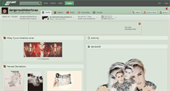 Desktop Screenshot of dangerousbieberlovax.deviantart.com