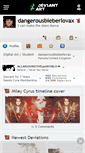 Mobile Screenshot of dangerousbieberlovax.deviantart.com