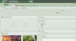 Desktop Screenshot of makuha.deviantart.com