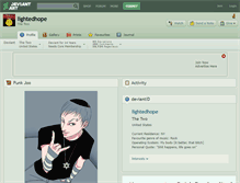 Tablet Screenshot of lightedhope.deviantart.com