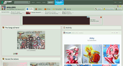Desktop Screenshot of amy-pink.deviantart.com