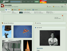 Tablet Screenshot of hewoldok.deviantart.com