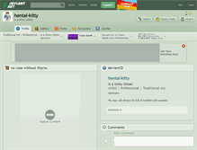 Tablet Screenshot of hentai-kitty.deviantart.com