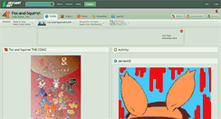 Desktop Screenshot of fox-and-squirrel.deviantart.com