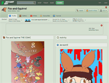 Tablet Screenshot of fox-and-squirrel.deviantart.com
