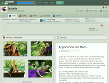 Tablet Screenshot of eschelle.deviantart.com