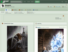 Tablet Screenshot of draupnis.deviantart.com