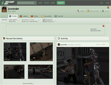 Tablet Screenshot of jcwonder.deviantart.com