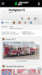 Mobile Screenshot of firefighter15.deviantart.com