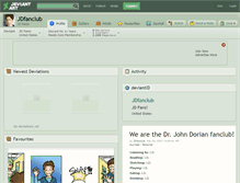 Tablet Screenshot of jdfanclub.deviantart.com