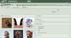Desktop Screenshot of nickmancini.deviantart.com