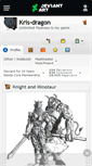 Mobile Screenshot of kris-dragon.deviantart.com