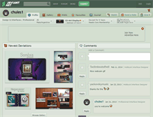 Tablet Screenshot of chules1.deviantart.com