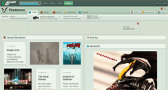 Desktop Screenshot of firestormxx.deviantart.com