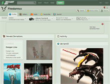 Tablet Screenshot of firestormxx.deviantart.com