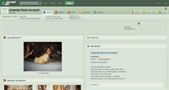 Desktop Screenshot of amanda-stock-account.deviantart.com