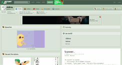 Desktop Screenshot of aldrea.deviantart.com