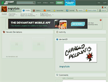 Tablet Screenshot of angrygulo.deviantart.com