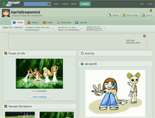 Tablet Screenshot of karriedreammind.deviantart.com