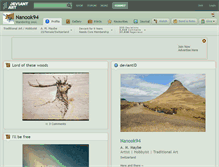 Tablet Screenshot of nanook94.deviantart.com
