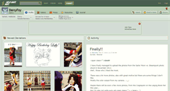 Desktop Screenshot of darcyfoy.deviantart.com