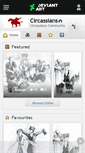 Mobile Screenshot of circassians.deviantart.com