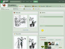Tablet Screenshot of circassians.deviantart.com