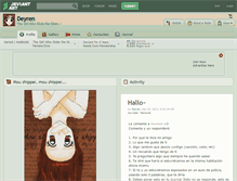 Tablet Screenshot of deyren.deviantart.com