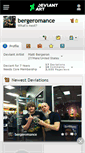 Mobile Screenshot of bergeromance.deviantart.com