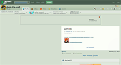 Desktop Screenshot of ghost-the-wolf.deviantart.com