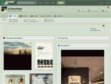 Tablet Screenshot of julianpalapa.deviantart.com