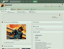 Tablet Screenshot of nakahito67.deviantart.com