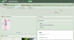 Desktop Screenshot of lieta.deviantart.com