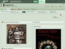 Tablet Screenshot of morgancrone.deviantart.com