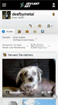Mobile Screenshot of deafbymetal.deviantart.com
