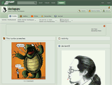 Tablet Screenshot of daolagupu.deviantart.com