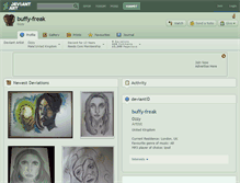 Tablet Screenshot of buffy-freak.deviantart.com