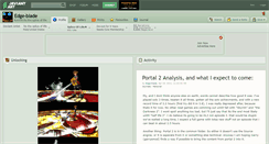 Desktop Screenshot of edge-blade.deviantart.com