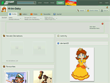 Tablet Screenshot of hi-im-daisy.deviantart.com