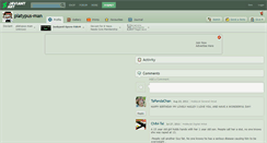 Desktop Screenshot of platypus-man.deviantart.com