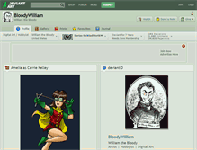 Tablet Screenshot of bloodywilliam.deviantart.com