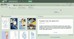 Desktop Screenshot of klain.deviantart.com