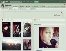 Tablet Screenshot of darkawaii.deviantart.com