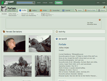 Tablet Screenshot of forsale.deviantart.com