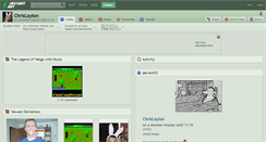 Desktop Screenshot of chrislayton.deviantart.com