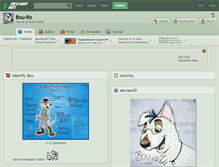 Tablet Screenshot of bou-ro.deviantart.com