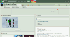 Desktop Screenshot of herodragonkingofzeta.deviantart.com