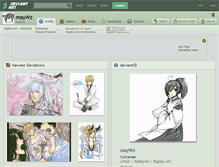 Tablet Screenshot of maywz.deviantart.com