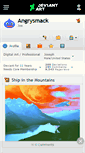 Mobile Screenshot of angrysmack.deviantart.com