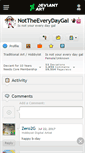 Mobile Screenshot of nottheeverydaygal.deviantart.com